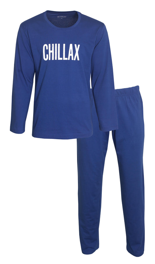 Aprox Heren Pyjama - Pyjama Set - DUO-PACK - Kobaltblauw