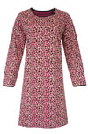 Irresistible Dames Nachthemd - Lange Mouwen - Ronde Hals - Pink Panterprint
