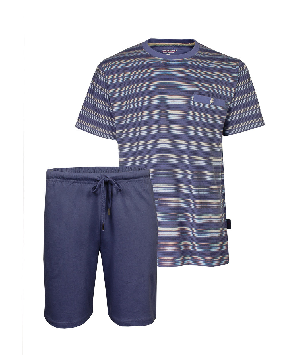 Paul Hopkins Heren Shortama - Pyjama Set -Blauw