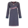 Irresistible Dames Nachthemd - 100% Katoen - Donker Blauw