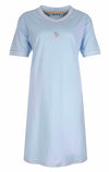 Irresistible Dames Nachthemd - Panter print - Licht Blauw