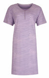Irresistible Dames Nachthemd - Katoen - Zebra Print - Paars