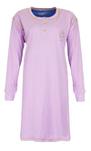 Irresistible Dames Nachthemd - Polo Sluiting - Paars