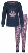 Irresistible Dames Pyjama - Katoen - Donker Blauw