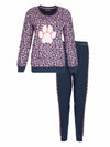Irresistible Dames Pyjama - Tijgerprint - Roze/Blauwe
