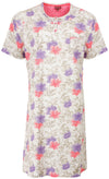Medaillon Dames Nachthemd - Katoen - Bloemenprint
