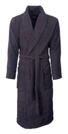 Paul Hopkins Heren Badjas - Badstof - Donker Grijs
