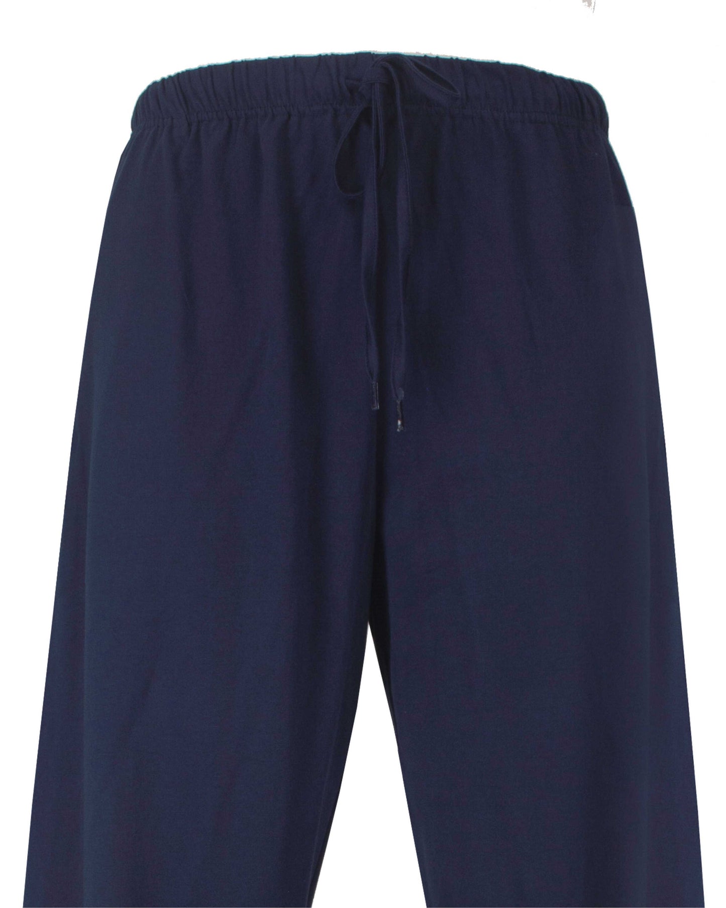 Paul Hopkins Heren Pyjama - Ronde Hals - Lange Mouwen - Donker Blauw - detail