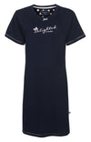 Tenderness Dames Nachthemd - Katoen - Donker Blauw
