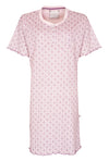 Tenderness Dames Nachthemd - 100% Katoen - Lichtroze