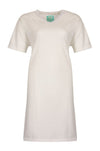 Tenderness Dames Nachthemd - 100% Katoen - V Hals - Wit