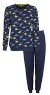 Tenderness Dames Pyjama - Nachtkleding - Donker Blauw