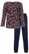 Tenderness Dames Pyjama - Bloemendessin - Donker Blauw
