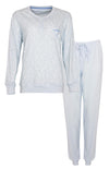 Tenderness Dames Pyjama - 100% Katoen - Licht Blauw