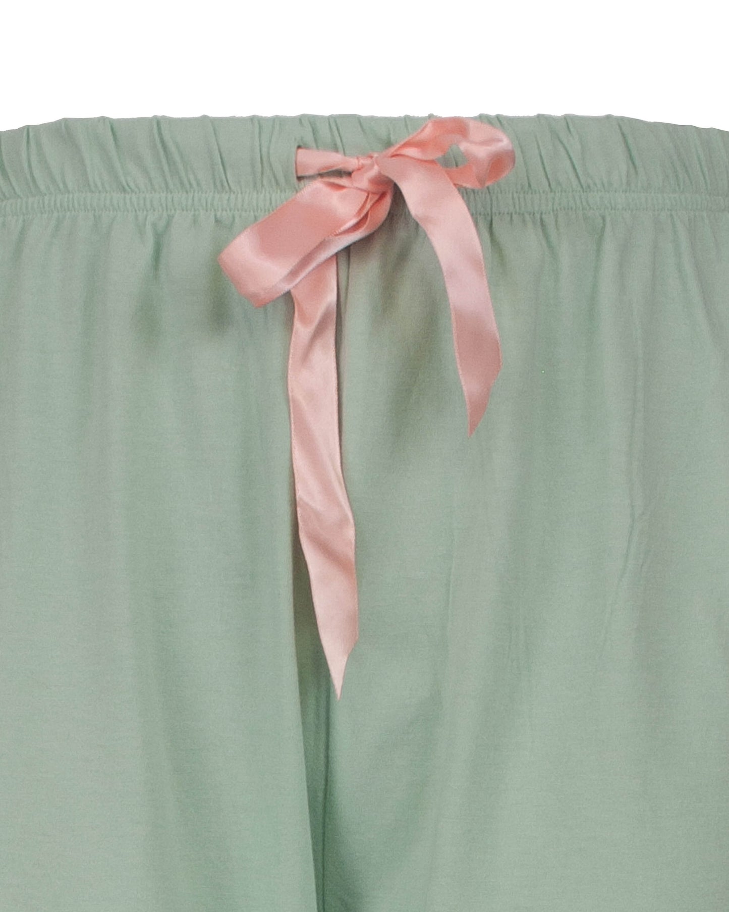 Tenderness Dames Pyjama - Lange Mouwen - Katoen - Groen - afbeelding 4