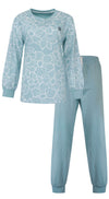 Tenderness Dames Pyjama - Lange Mouwen - Licht Blauw