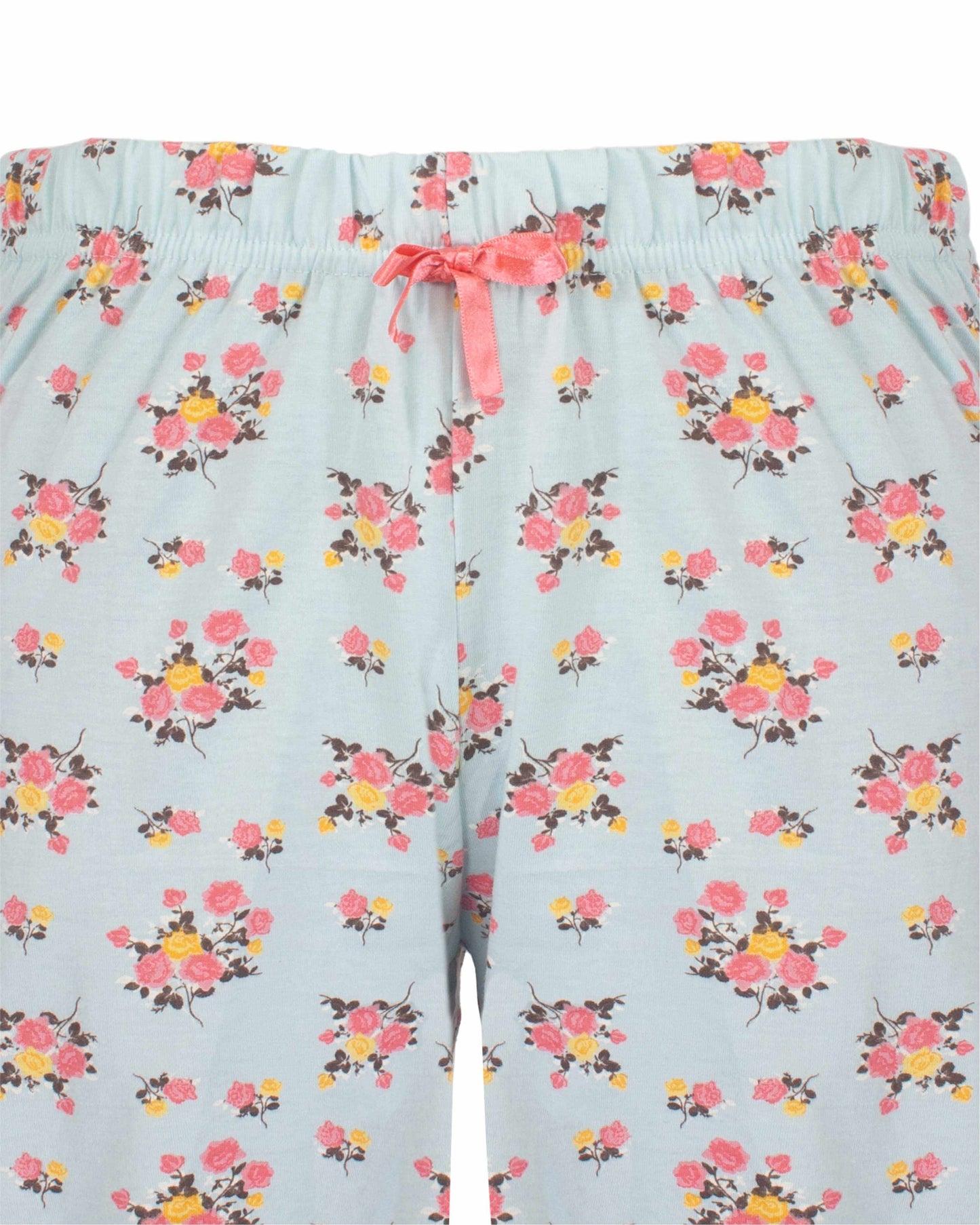 Tenderness Dames Shortama - Korte Mouwen - Roze - detail