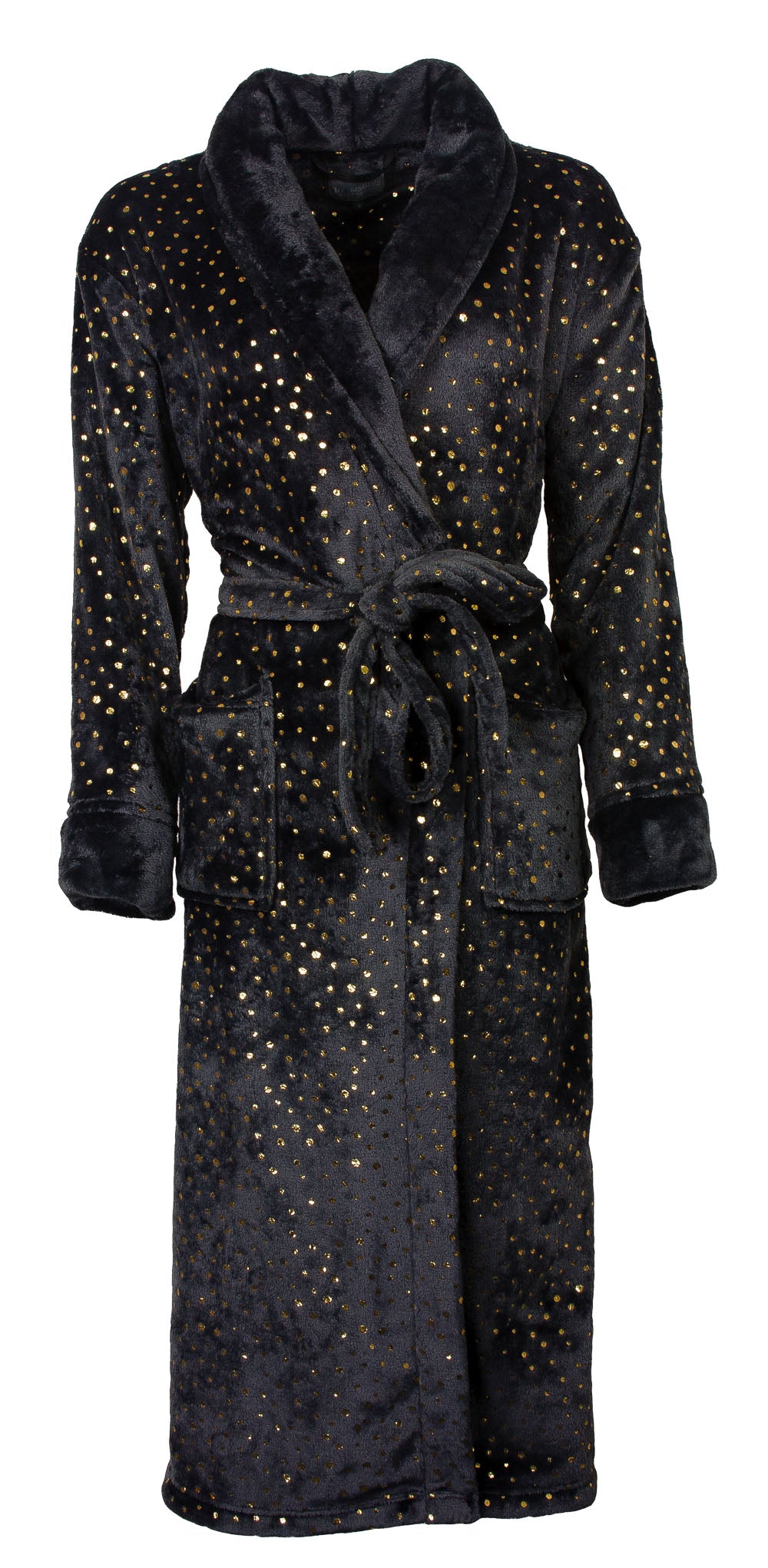 Irresistible Dames Badjas - Fleece - Donker Grijs