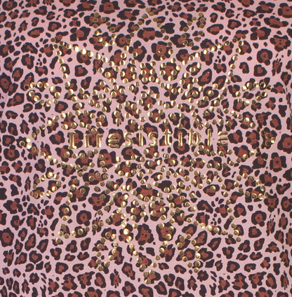 Irresistible Dames Nachthemd - Katoen - Panter Print - Roze