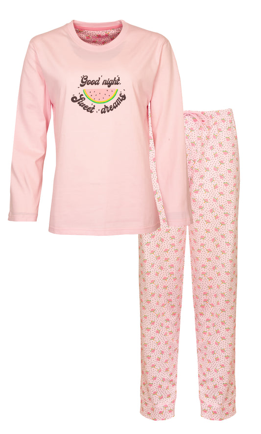 Irresistible Dames Pyjama - Nachtkleding - Licht Roze