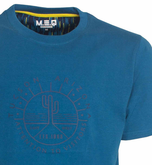 MEQ Heren Shortama - 100% Katoen - Blauw
