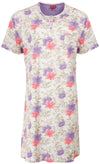 Medaillon Dames Nachthemd - Katoen - Bloemenprint