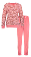 Medaillon Dames Pyjama Set - Paisley print - Katoen - Roze