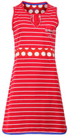 Irresistible Dames Nachthemd - Katoen - Gestreept - Rood