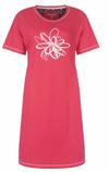 Irresistible Dames Nachthemd - Korte Mouwen - Rood