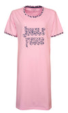 Irresistible Dames Nachthemd - 100% Katoen - Roze