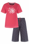 Irresistible Dames Pyjama - Korte Mouwen - Bolletjes - Rood