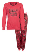 Irresistible Dames Pyjama - Lange Mouwen - Rood