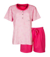 Irresistible Dames Shortama - Panter dessin - Roze