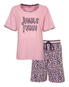 Irresistible Dames Shortama - 100% Gekamde Katoen - Roze