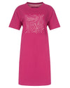 Irresistible Dames Nachthemd - Korte Mouwen - Fuchsia