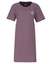 Irresistible Dames Nachthemd - Gestreept - Donker Blauw