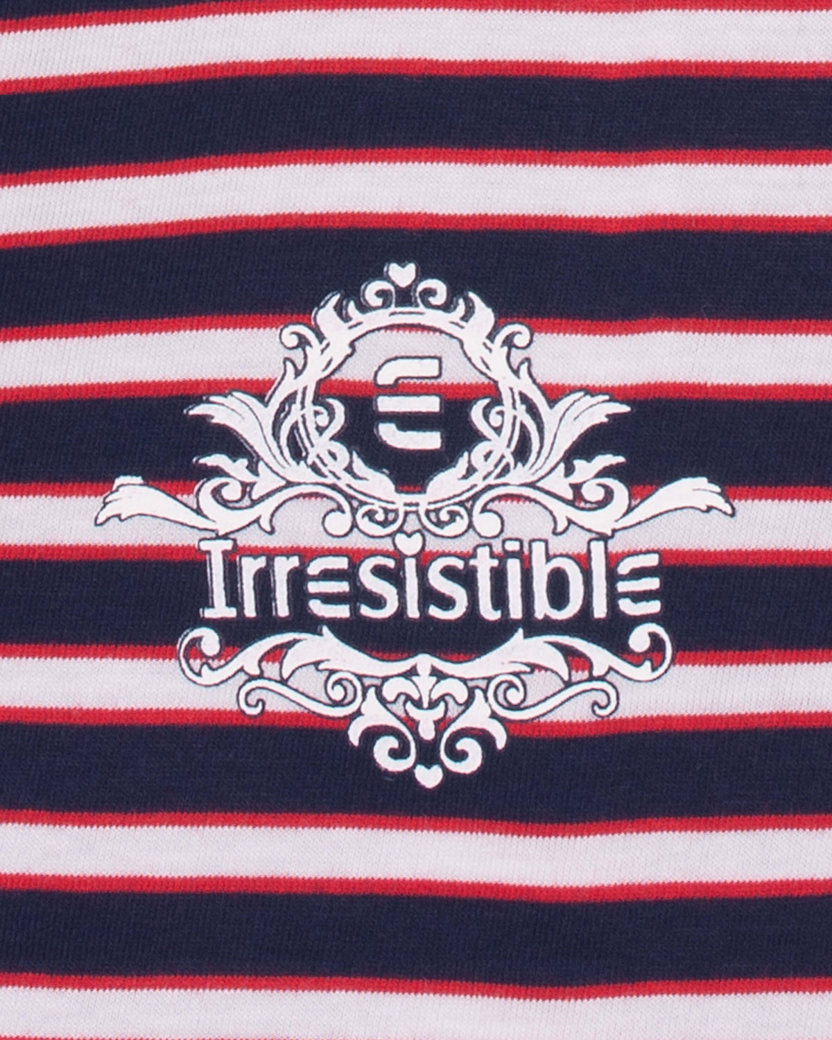 Irresistible Dames Nachthemd  - Gestreept -  Donker Blauw - afbeelding 4