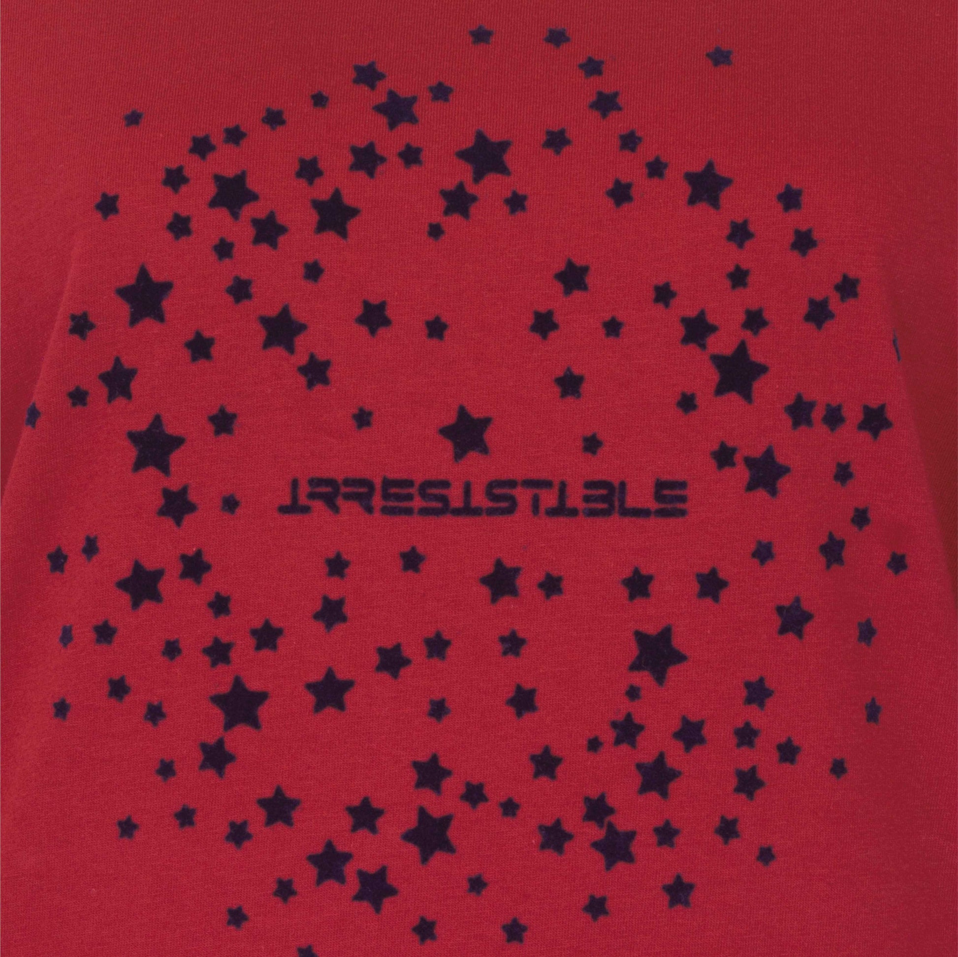 Irresistible Dames Nachthemd - Lange Mouwen - Ronde hals - Rood - afbeelding 4