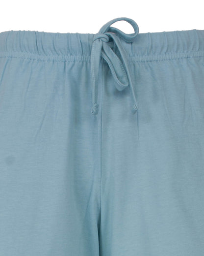  Irresistible Dames  Shortama -  Gestreept - Korte Mouwen - Licht Blauw - afbeelding 4