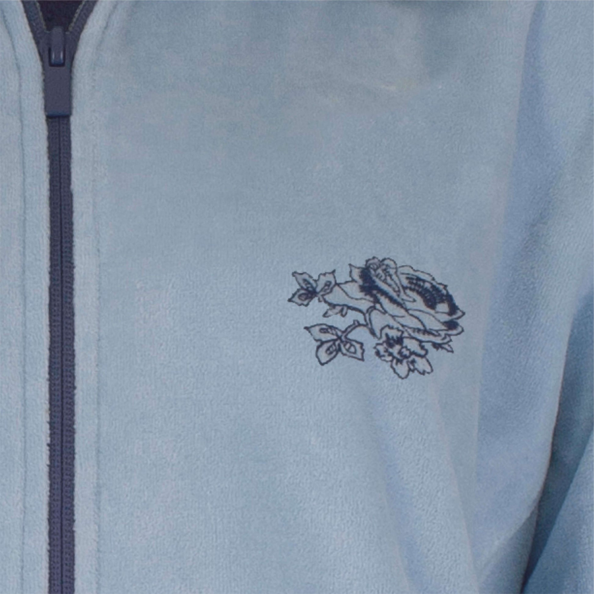 Medaillon dames Huispak -  Velours -  Lichtblauw - afbeelding 5