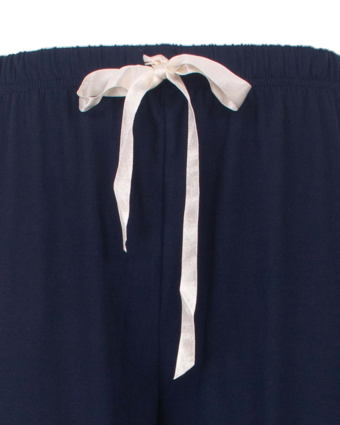  Medaillon Dames Pyjama - Doorknoop - Katoen  - Donker Blauw - afbeelding 4