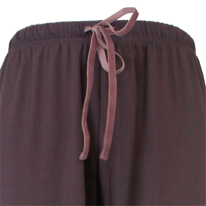 Medaillon dames - Doorknoop Pyjama - Lange - Bruin - afbeelding 4