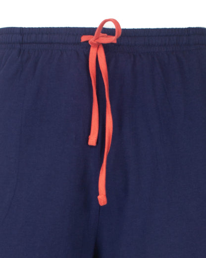 MEQ Heren Pyjama  - V-hals - Lange Mouwen - Blauw - afbeelding 5