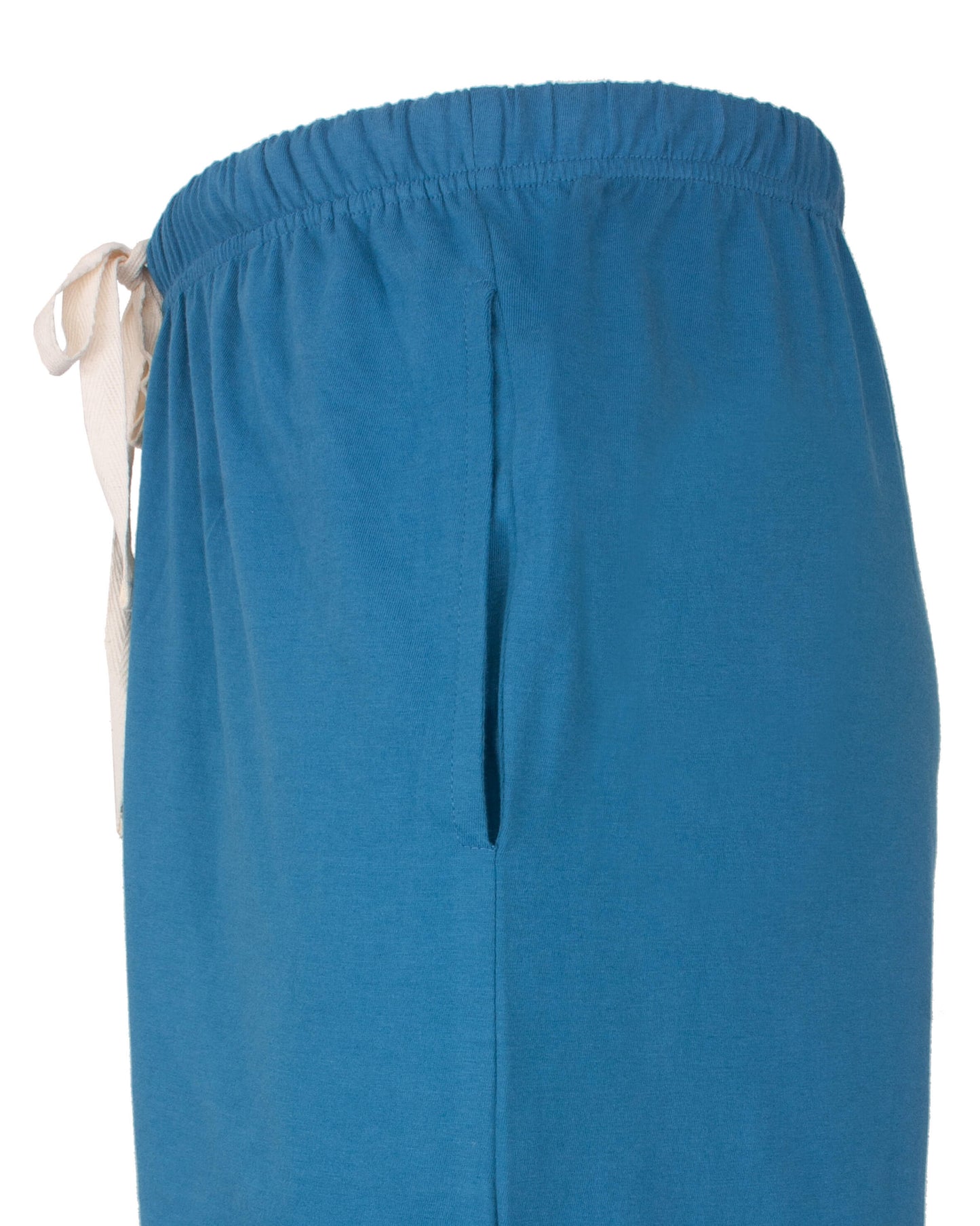  MEQ Heren Pyjama -  Ronde Hals - Lange Mouwen -  Aqua Blauw - afbeelding 5