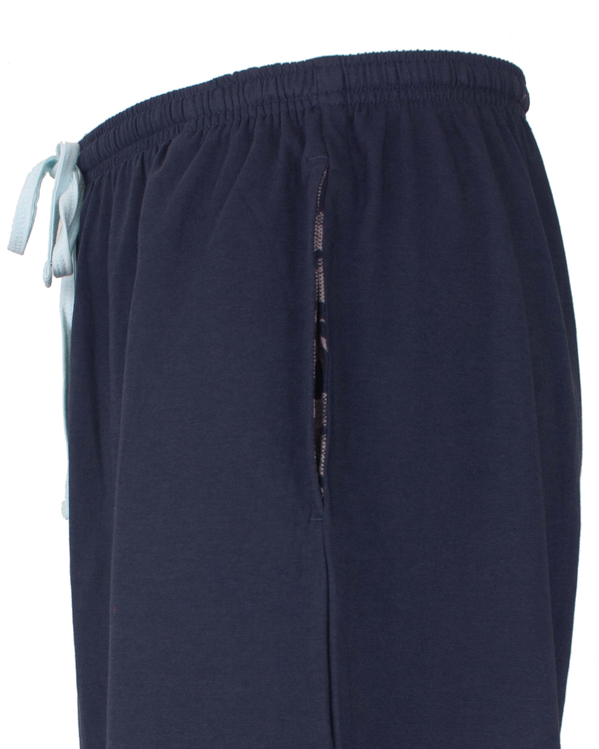 MEQ Heren Pyjama - V-hals-  Donker Blauw - afbeelding 4