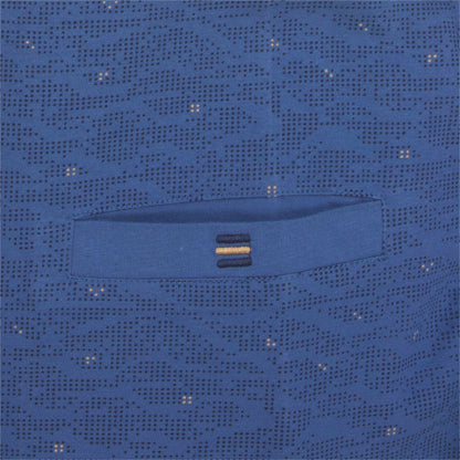 MEQ Heren Pyjama  - V-hals - Lange Mouw -  Blauw - afbeelding 4