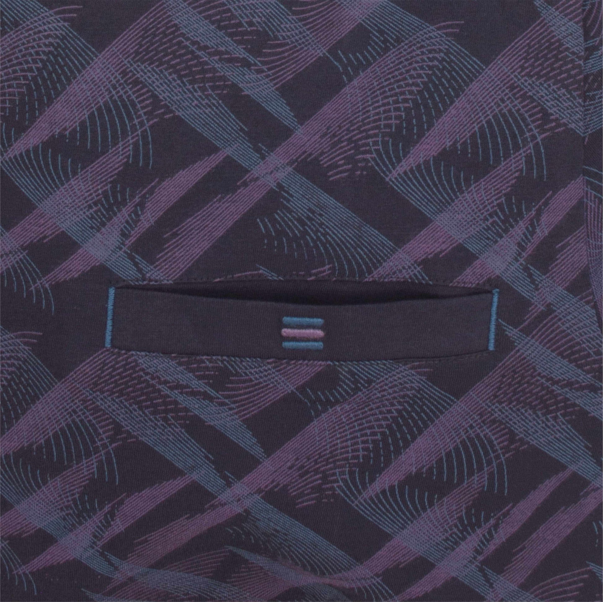  MEQ Heren Pyjama -  Ronde Hals -  Lange Mouw -  Blauw - afbeelding 4