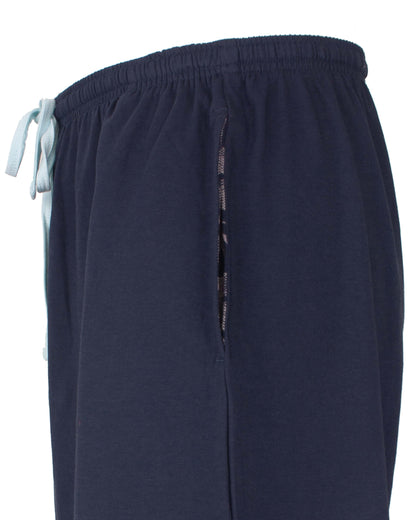 MEQ Heren Shortama -  Ronde Hals - Donker Blauw - afbeelding 5
