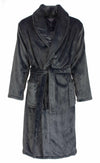 Paul Hopkins Heren Badjas - Flannel Fleece - Blauw