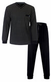 Paul Hopkins Heren Pyjama - Geprint Dessin - Donker Navy